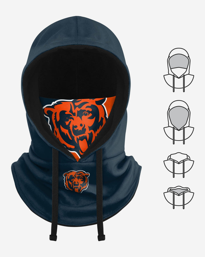 Chicago Bears Drawstring Hooded Gaiter FOCO - FOCO.com