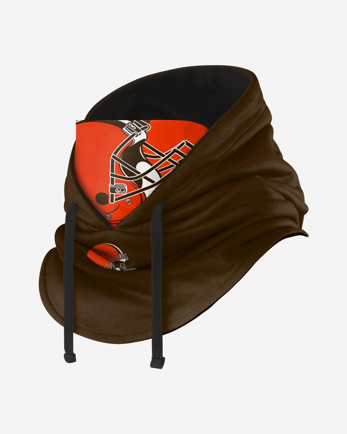 Cleveland Browns Drawstring Hooded Gaiter FOCO - FOCO.com