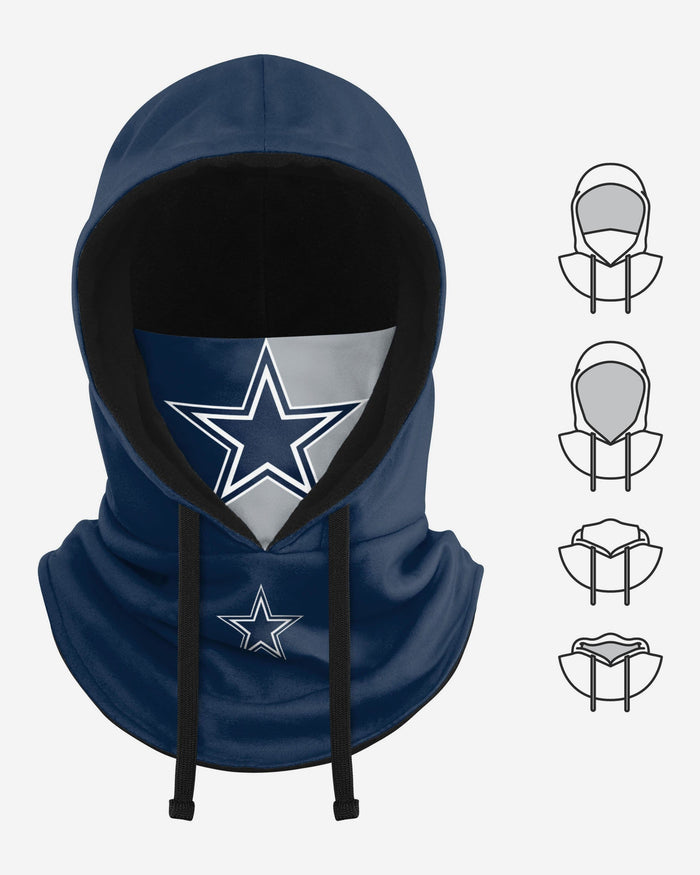 Dallas Cowboys Drawstring Hooded Gaiter FOCO - FOCO.com