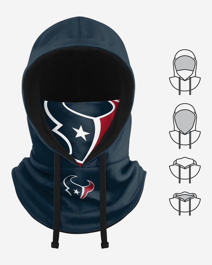 Houston Texans Drawstring Hooded Gaiter FOCO - FOCO.com