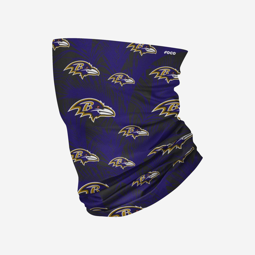Baltimore Ravens Floral UV Gaiter Scarf FOCO - FOCO.com