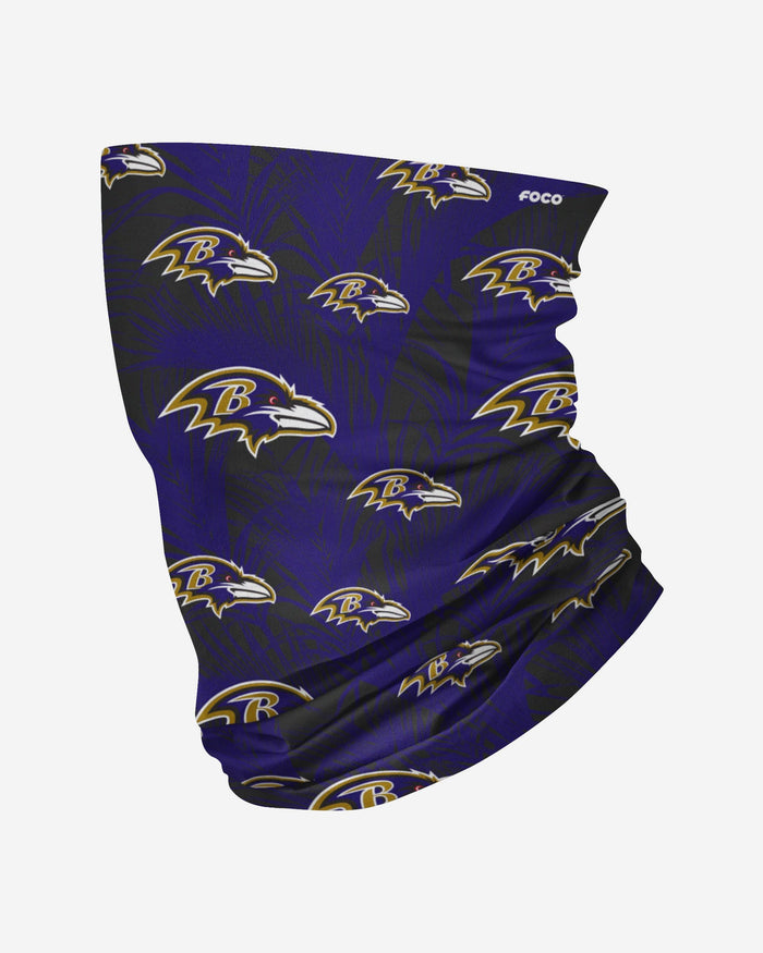 Baltimore Ravens Floral UV Gaiter Scarf FOCO - FOCO.com