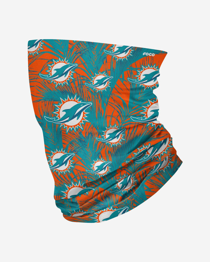 Miami Dolphins Floral UV Gaiter Scarf FOCO - FOCO.com