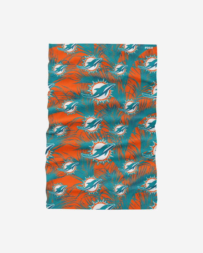 Miami Dolphins Floral UV Gaiter Scarf FOCO - FOCO.com