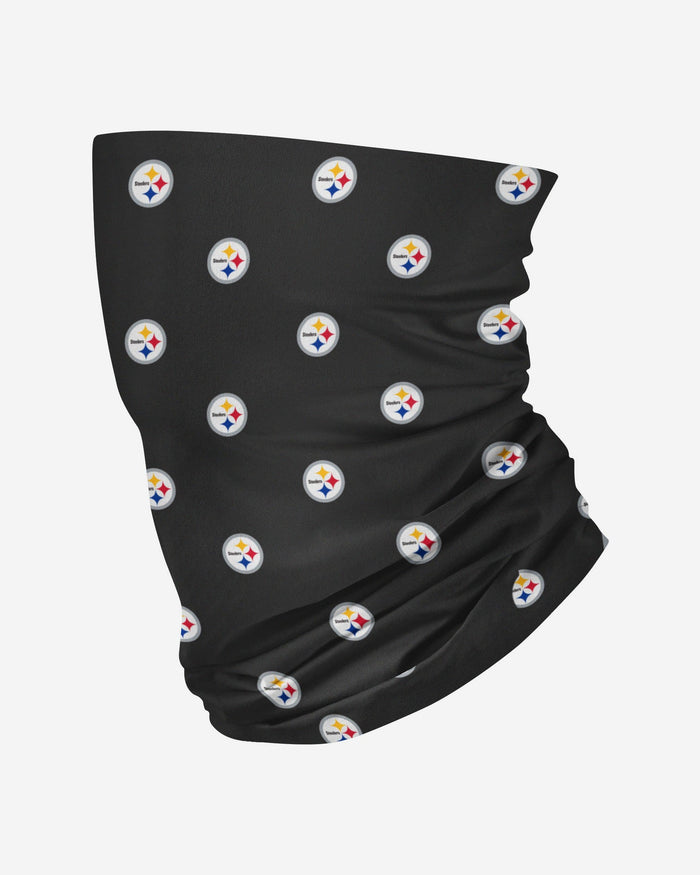 Pittsburgh Steelers Mini Print Logo Gaiter Scarf FOCO - FOCO.com