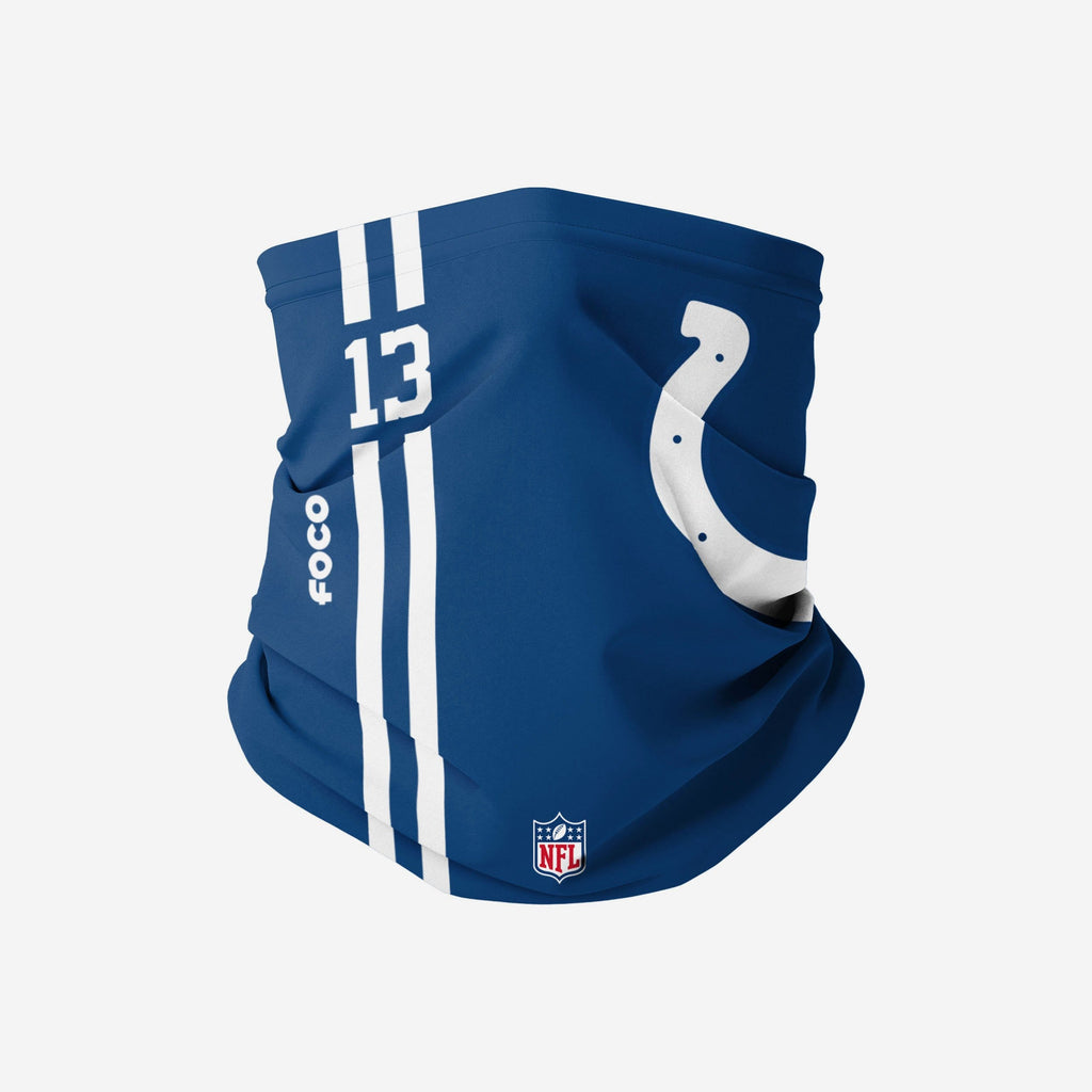 TY Hilton Indianapolis Colts On-Field Sideline Logo Gaiter Scarf FOCO - FOCO.com