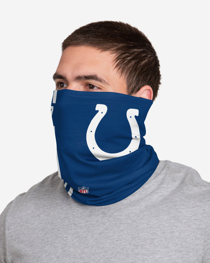 Jacoby Brissett Indianapolis Colts On-Field Sideline Logo Gaiter Scarf FOCO - FOCO.com