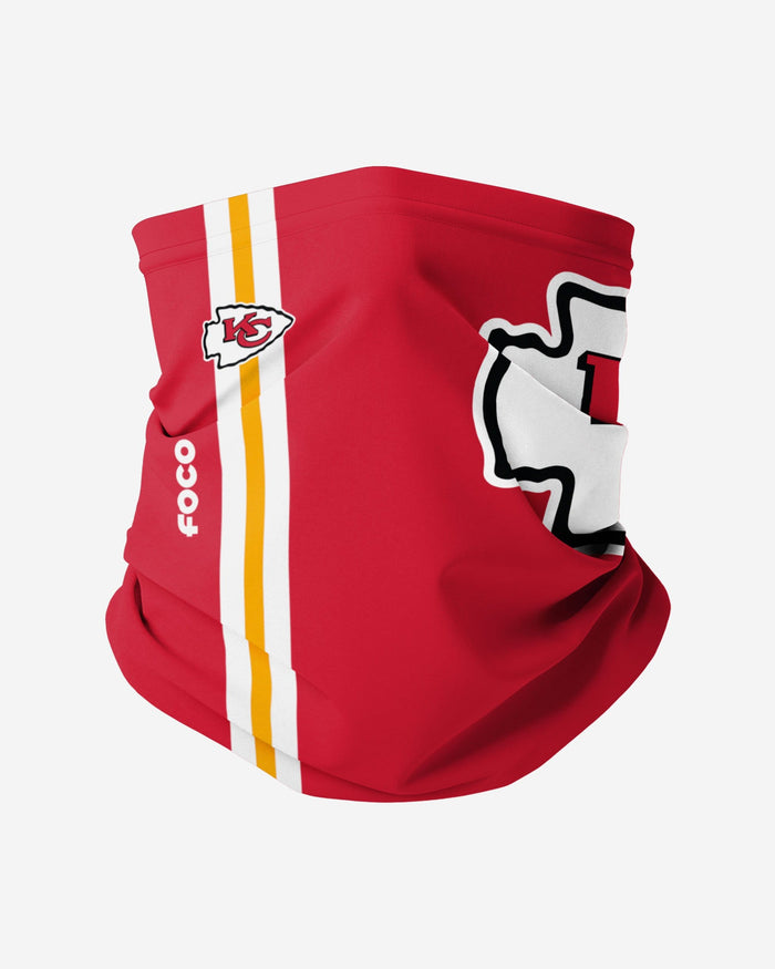 Kansas City Chiefs On-Field Sideline Logo Gaiter Scarf FOCO Adult - FOCO.com