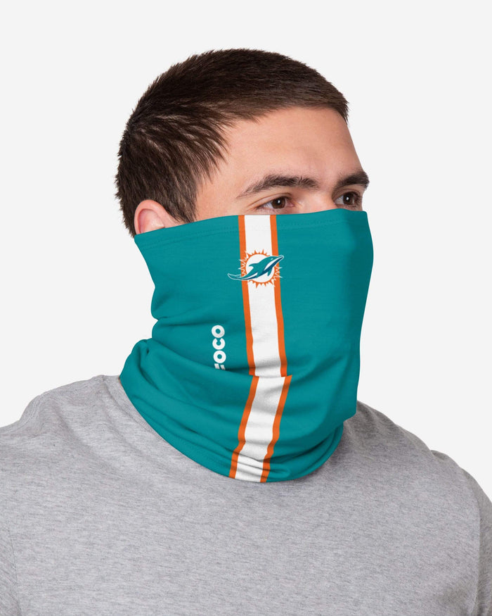 Miami Dolphins On-Field Sideline Logo Gaiter Scarf FOCO - FOCO.com