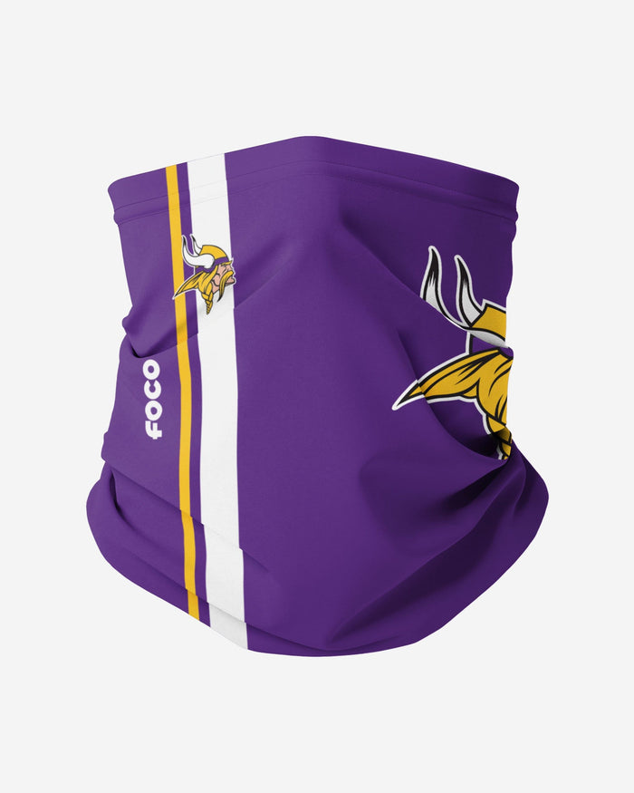 Minnesota Vikings On-Field Sideline Logo Gaiter Scarf FOCO Adult - FOCO.com