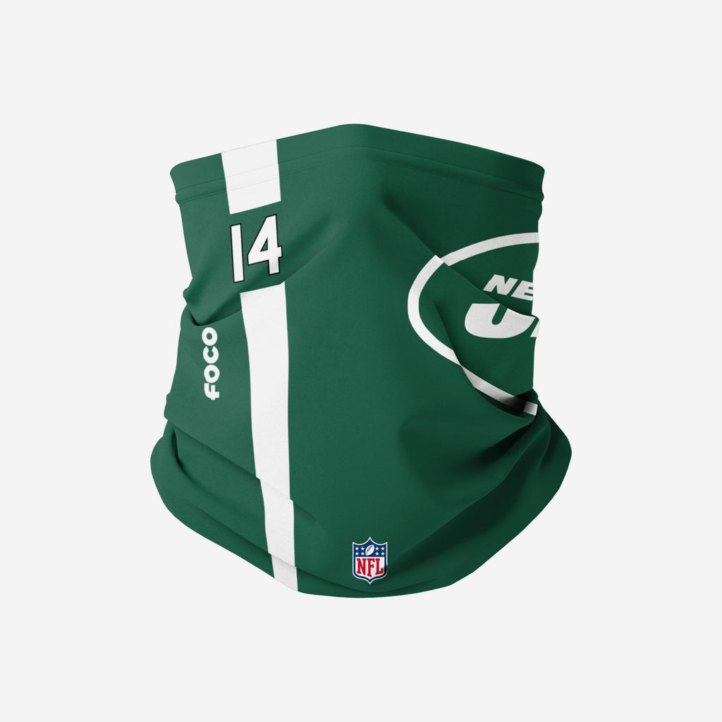 Sam Darnold New York Jets On-Field Sideline Logo Gaiter Scarf FOCO - FOCO.com