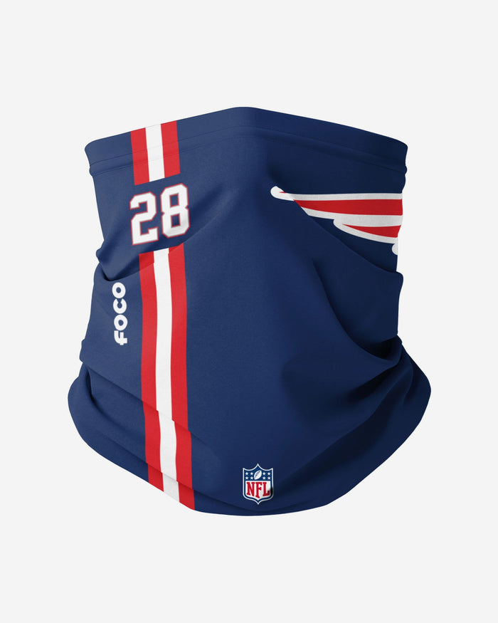 James White New England Patriots On-Field Sideline Logo Gaiter Scarf FOCO - FOCO.com