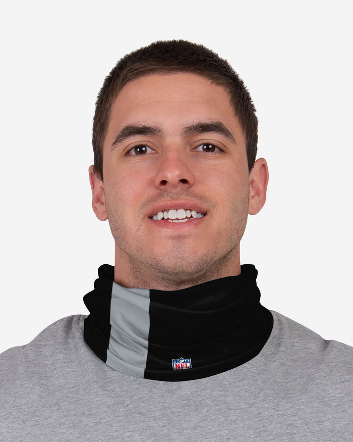 Derek Carr Las Vegas Raiders On-Field Sideline Logo Gaiter Scarf FOCO - FOCO.com