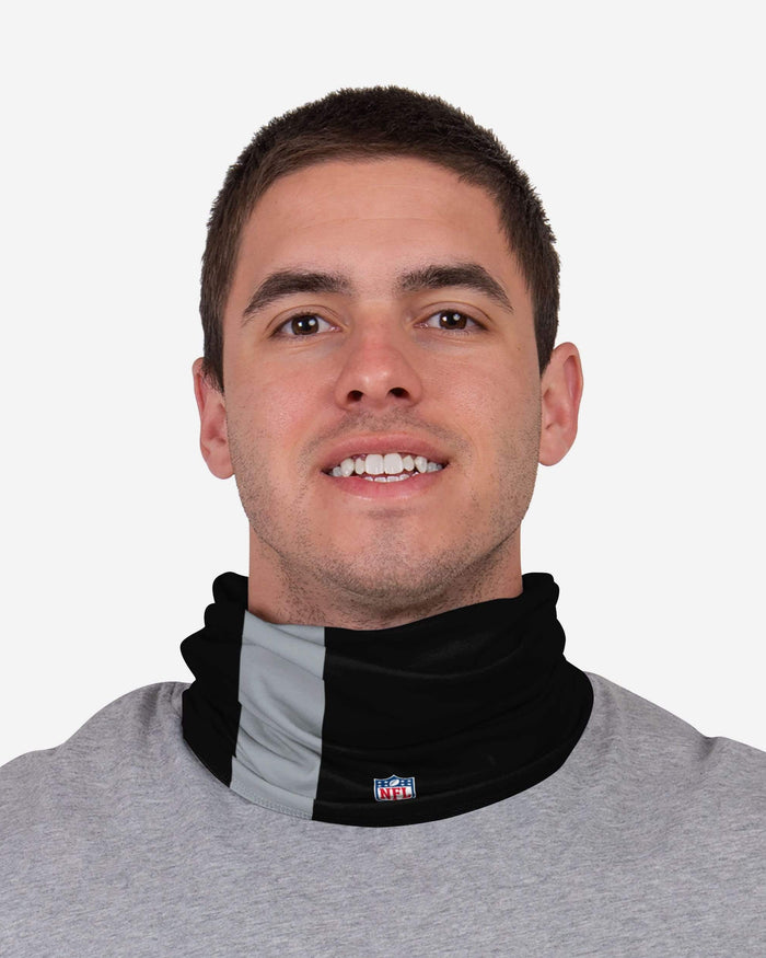 Josh Jacobs Las Vegas Raiders On-Field Sideline Logo Gaiter Scarf FOCO - FOCO.com