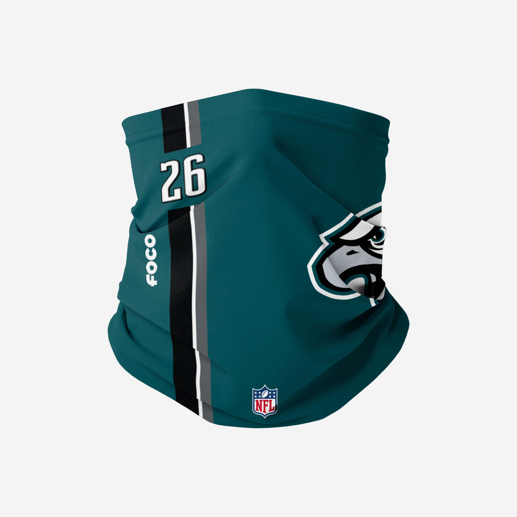 Miles Sanders Philadelphia Eagles On-Field Sideline Logo Gaiter Scarf FOCO - FOCO.com