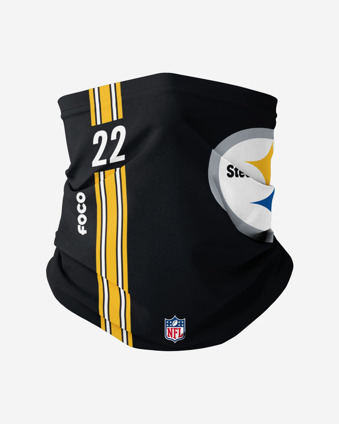 Steven Nelson Pittsburgh Steelers On-Field Sideline Logo Gaiter Scarf FOCO - FOCO.com