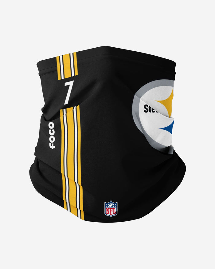 Ben Roethlisberger Pittsburgh Steelers On-Field Sideline Logo Gaiter Scarf FOCO - FOCO.com