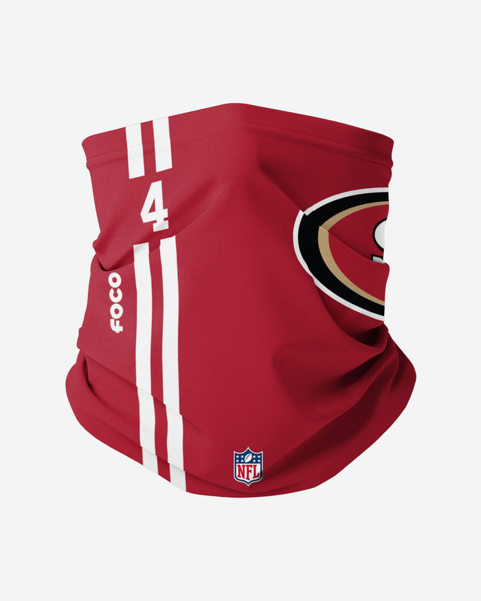 Nick Mullens San Francisco 49ers On-Field Sideline Logo Gaiter Scarf FOCO - FOCO.com