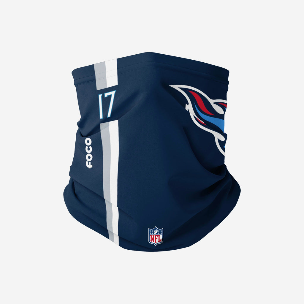 Ryan Tannehill Tennessee Titans On-Field Sideline Logo Gaiter Scarf FOCO - FOCO.com