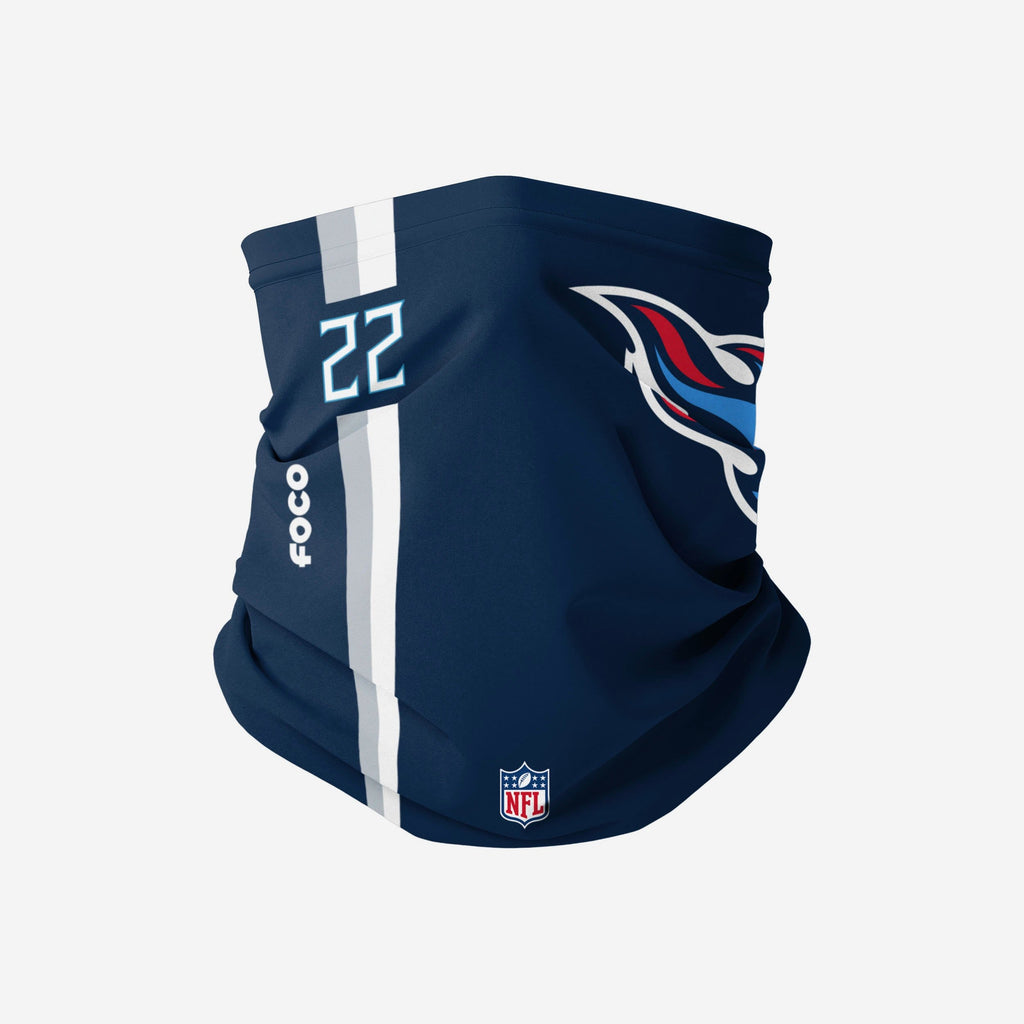 Derrick Henry Tennessee Titans On-Field Sideline Logo Gaiter Scarf FOCO - FOCO.com