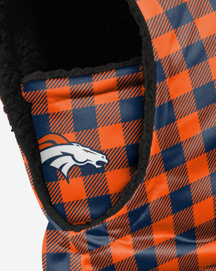 Denver Broncos Plaid Hooded Gaiter FOCO - FOCO.com