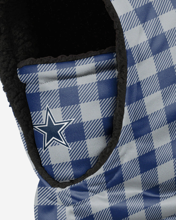 Dallas Cowboys Plaid Hooded Gaiter FOCO - FOCO.com