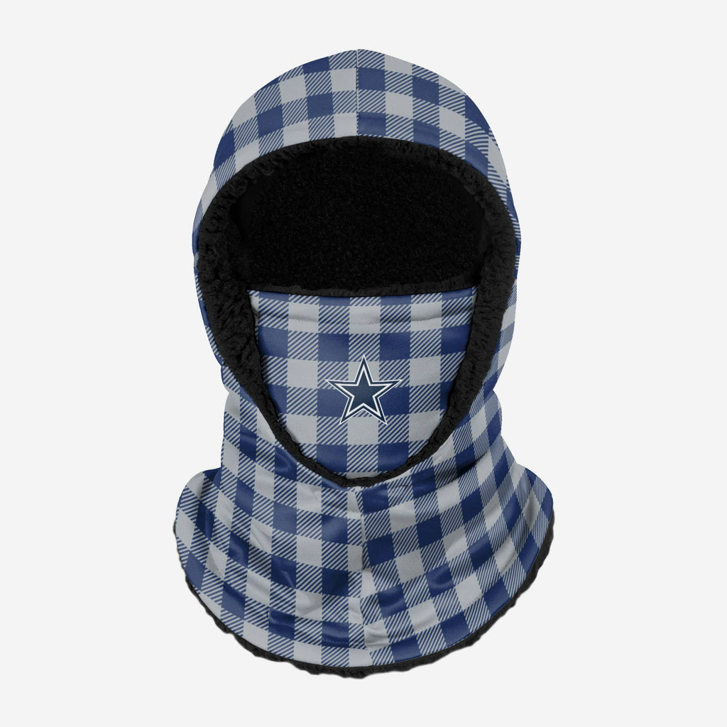 Dallas Cowboys Plaid Hooded Gaiter FOCO - FOCO.com