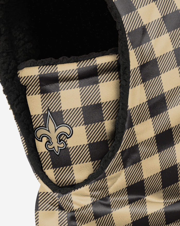 New Orleans Saints Plaid Hooded Gaiter FOCO - FOCO.com
