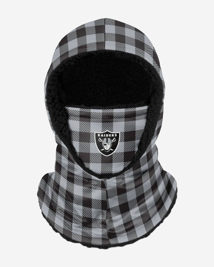 Las Vegas Raiders Plaid Hooded Gaiter FOCO - FOCO.com