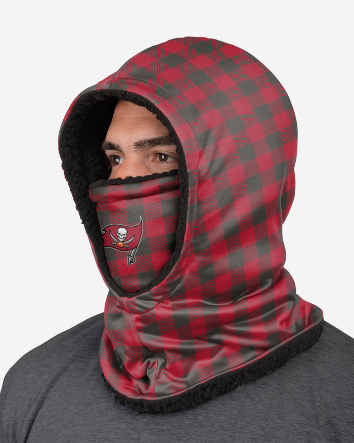 Tampa Bay Buccaneers Plaid Hooded Gaiter FOCO - FOCO.com