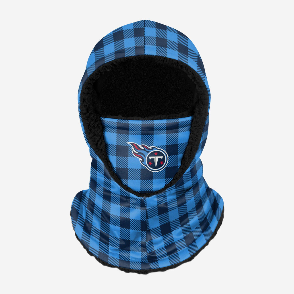 Tennessee Titans Plaid Hooded Gaiter FOCO - FOCO.com