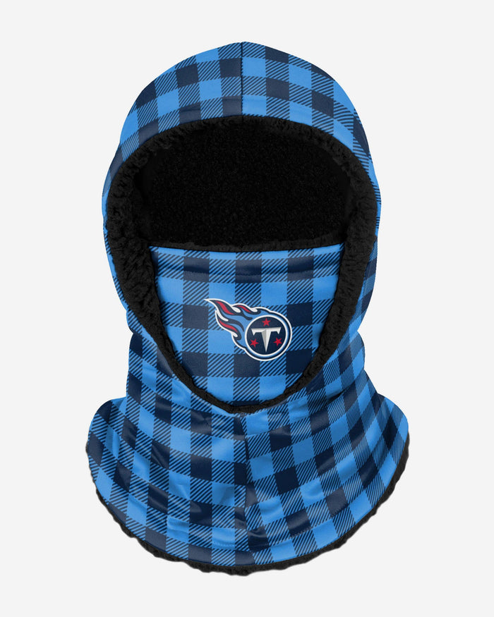 Tennessee Titans Plaid Hooded Gaiter FOCO - FOCO.com