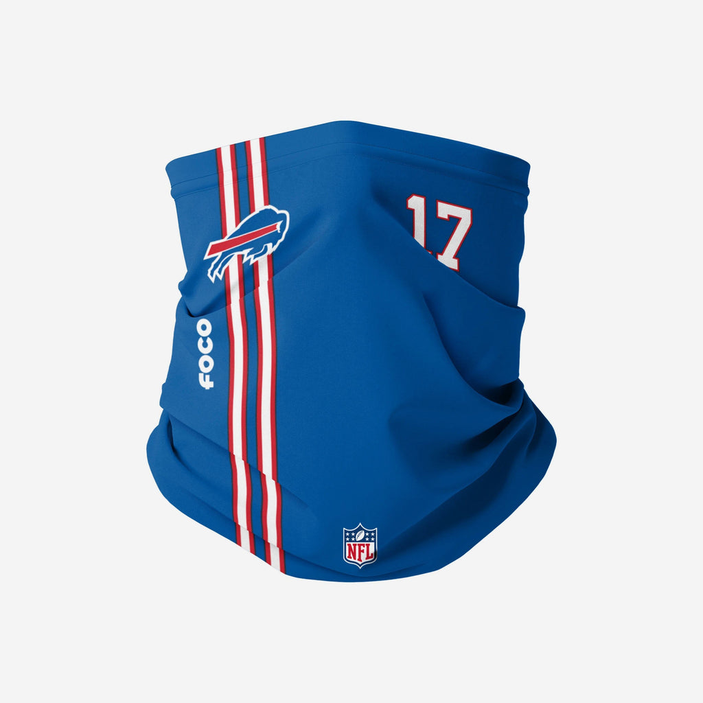 Josh Allen Buffalo Bills On-Field Sideline Gaiter Scarf FOCO - FOCO.com