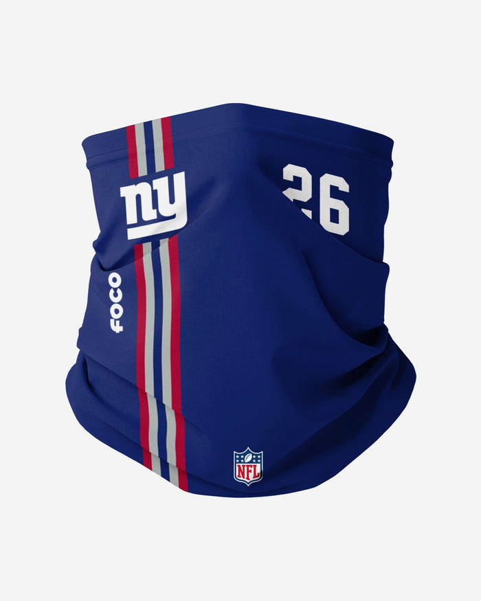 Saquon Barkley New York Giants On-Field Sideline Gaiter Scarf FOCO - FOCO.com