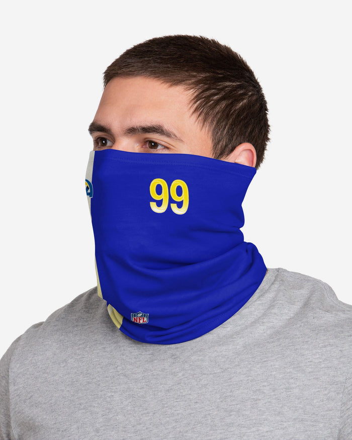 Aaron Donald Los Angeles Rams On-Field Sideline Gaiter Scarf FOCO - FOCO.com