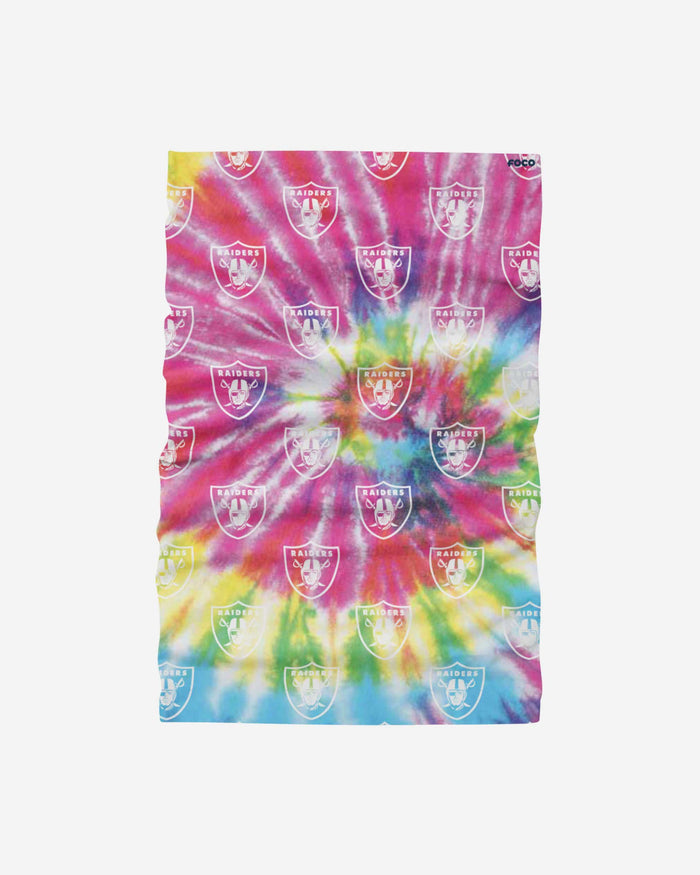 Las Vegas Raiders Pastel Tie-Dye Gaiter Scarf FOCO - FOCO.com