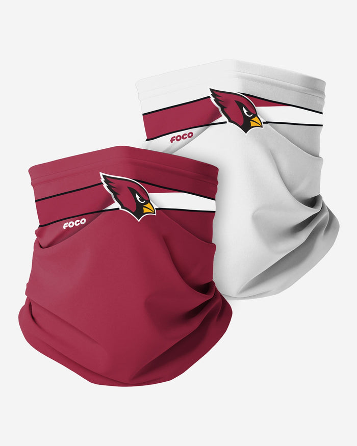Arizona Cardinals Stitched 2 Pack Gaiter Scarf FOCO - FOCO.com