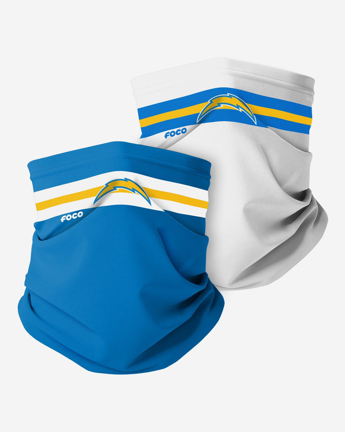 Los Angeles Chargers Stitched 2 Pack Gaiter Scarf FOCO - FOCO.com