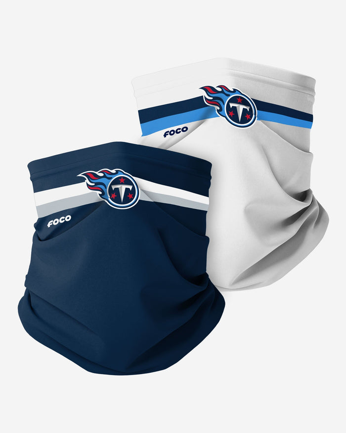 Tennessee Titans Stitched 2 Pack Gaiter Scarf FOCO - FOCO.com