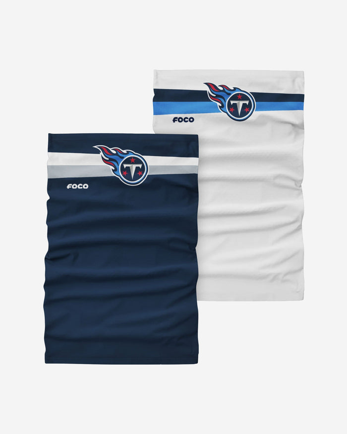 Tennessee Titans Stitched 2 Pack Gaiter Scarf FOCO - FOCO.com