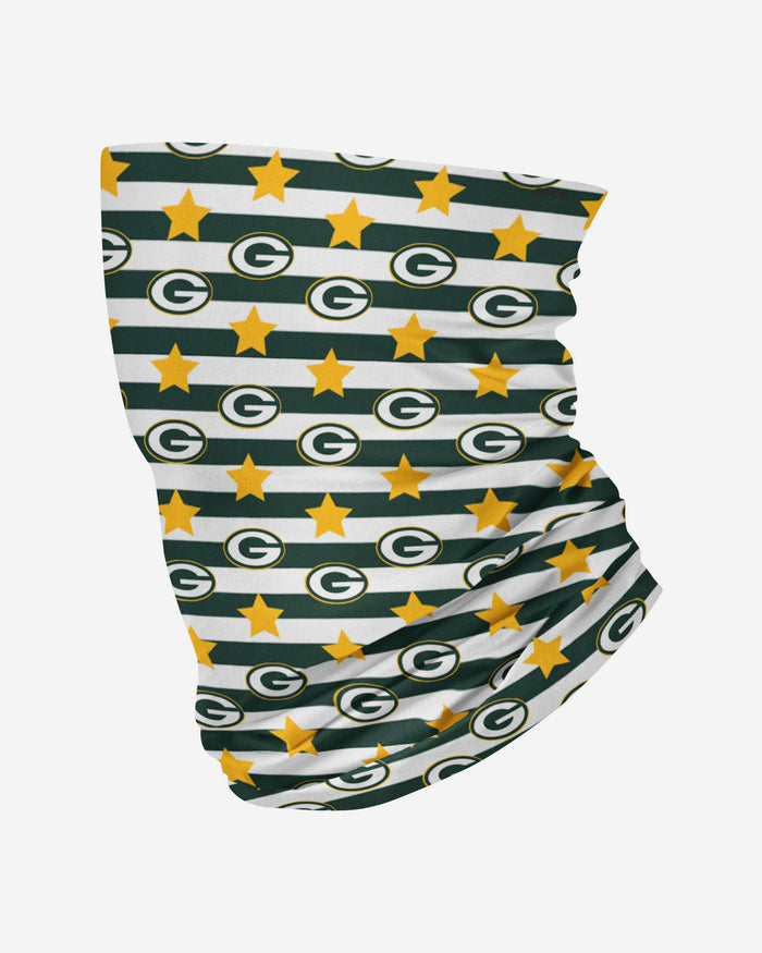 Green Bay Packers Stars & Stripes Gaiter Scarf FOCO - FOCO.com