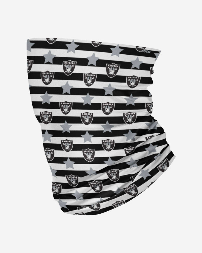 Las Vegas Raiders Stars & Stripes Gaiter Scarf FOCO - FOCO.com