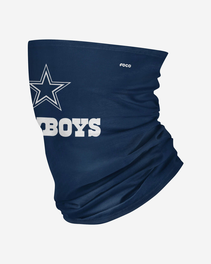 Dallas Cowboys Team Logo Stitched Gaiter Scarf FOCO - FOCO.com