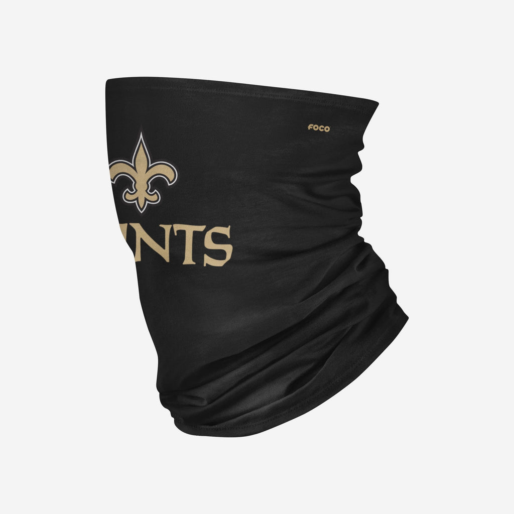 New Orleans Saints Team Logo Stitched Gaiter Scarf FOCO - FOCO.com