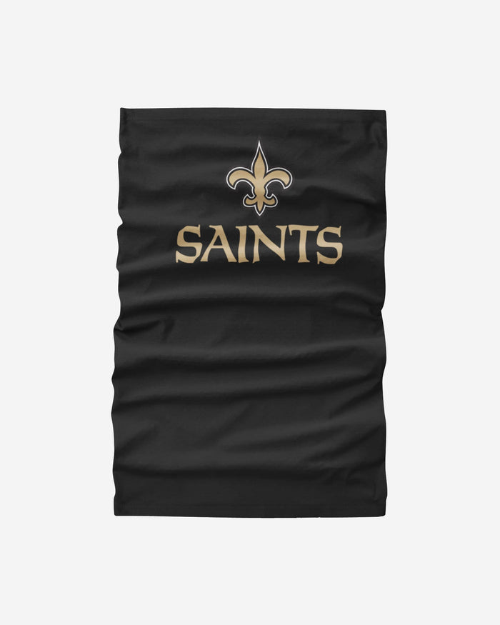 New Orleans Saints Team Logo Stitched Gaiter Scarf FOCO - FOCO.com