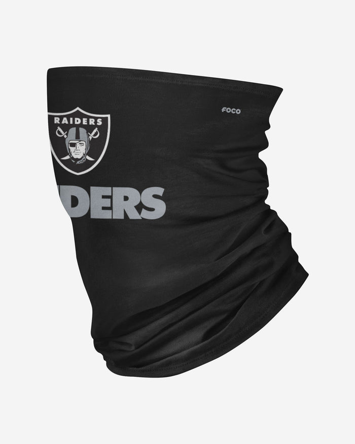 Las Vegas Raiders Team Logo Stitched Gaiter Scarf FOCO - FOCO.com