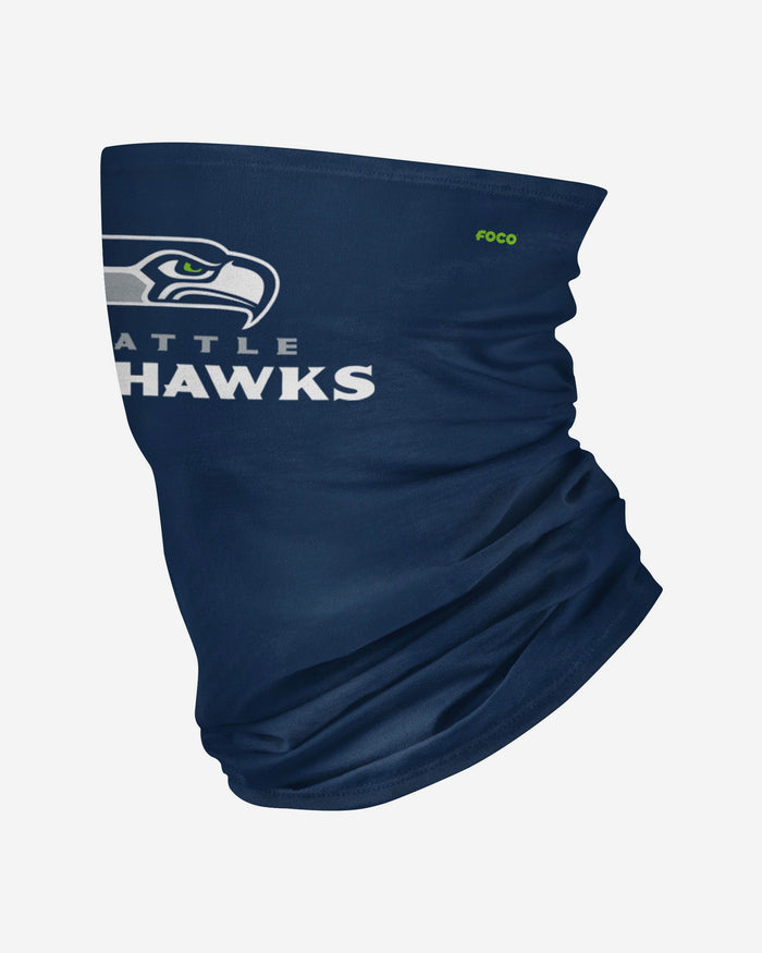 Seattle Seahawks Team Logo Stitched Gaiter Scarf FOCO - FOCO.com