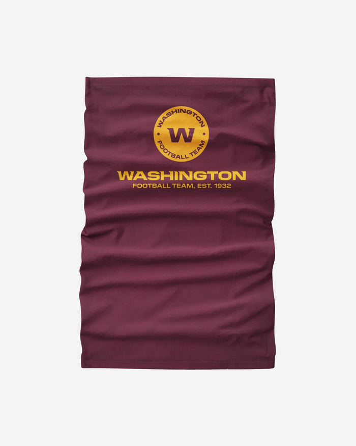 Washington Commanders Team Logo Stitched Gaiter Scarf FOCO - FOCO.com