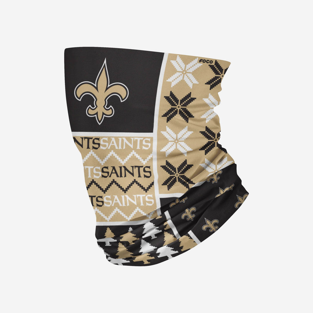 New Orleans Saints Busy Block Gaiter Scarf FOCO - FOCO.com