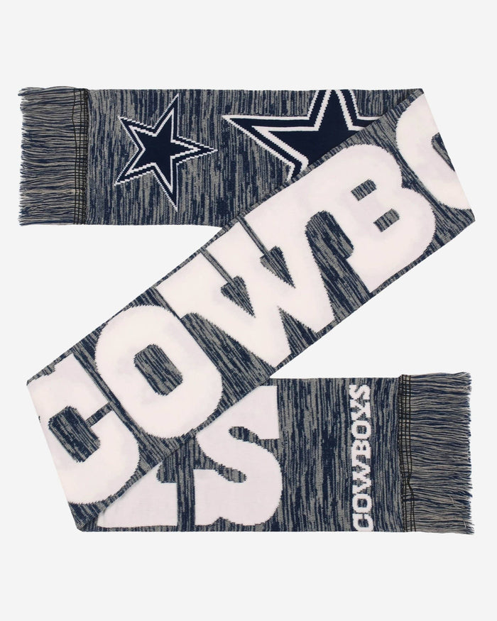 Dallas Cowboys Wordmark Colorblend Scarf FOCO - FOCO.com